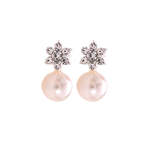 Crystal Flower Earrings