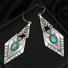 Load image into Gallery viewer, Blue Stone Earrings