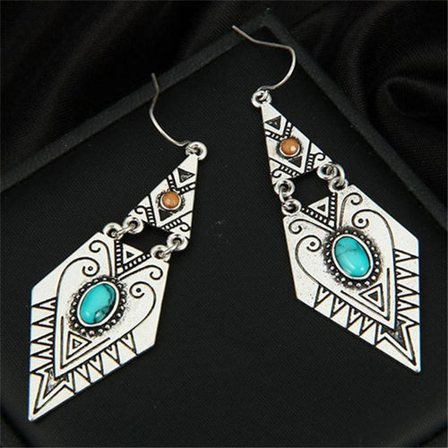 Blue Stone Earrings