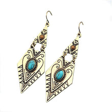 Load image into Gallery viewer, Blue Stone Earrings