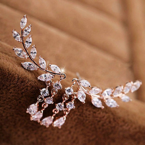 Leaves Tassel Earrings